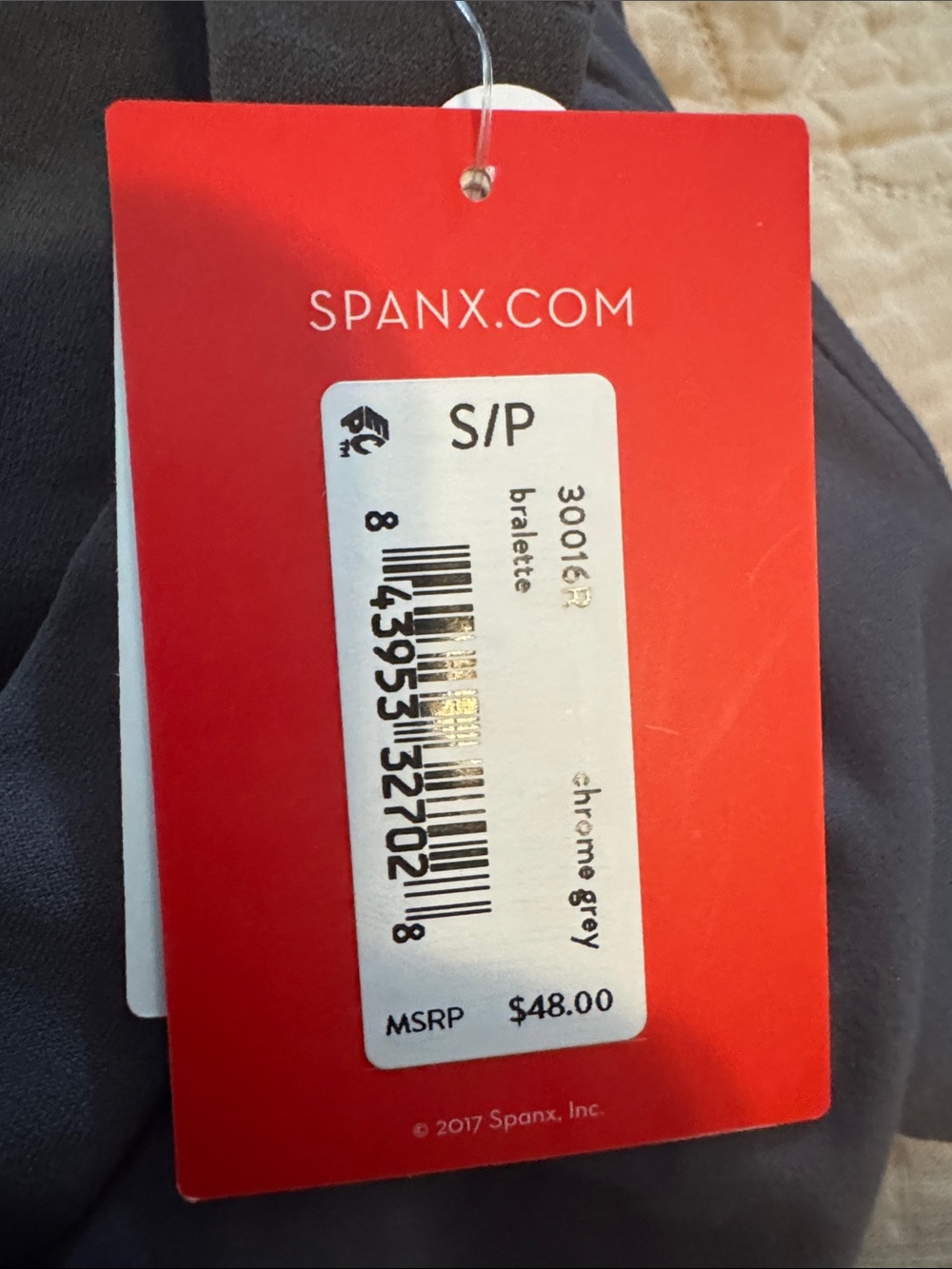 Spanx Bra-llelujah Bralette in Chrome Grey Size Small - Picture 6 of 9